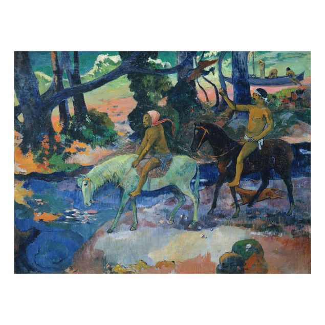 Cuadros de cristal animales Paul Gauguin - Escape, The Ford
