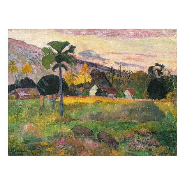 Cuadros de paisajes naturales  Paul Gauguin - Haere Mai (Come Here)