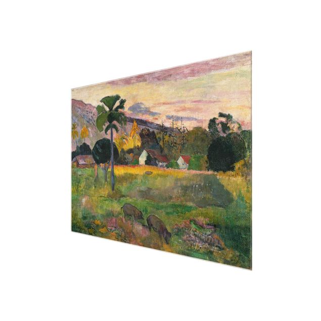 Cuadros de cristal paisajes Paul Gauguin - Haere Mai (Come Here)
