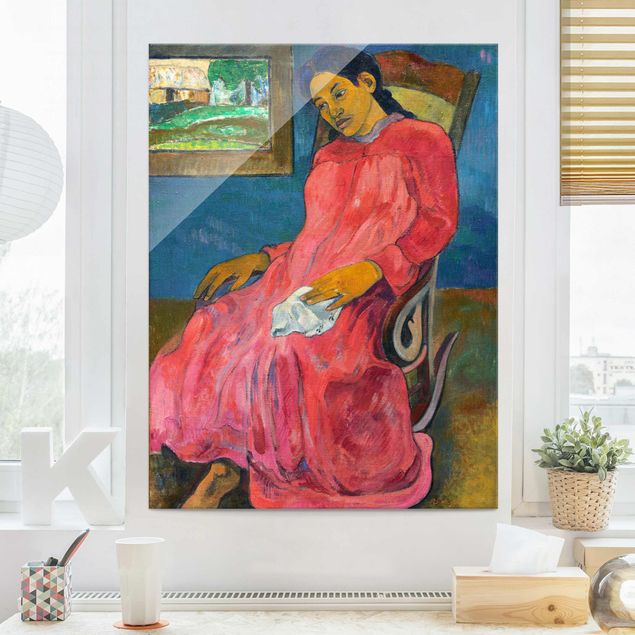 Cuadros impresionistas Paul Gauguin - Faaturuma (Melancholic)