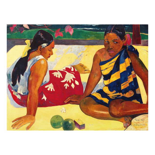 Reproducciónes de cuadros Paul Gauguin - Parau Api (Two Women Of Tahiti)
