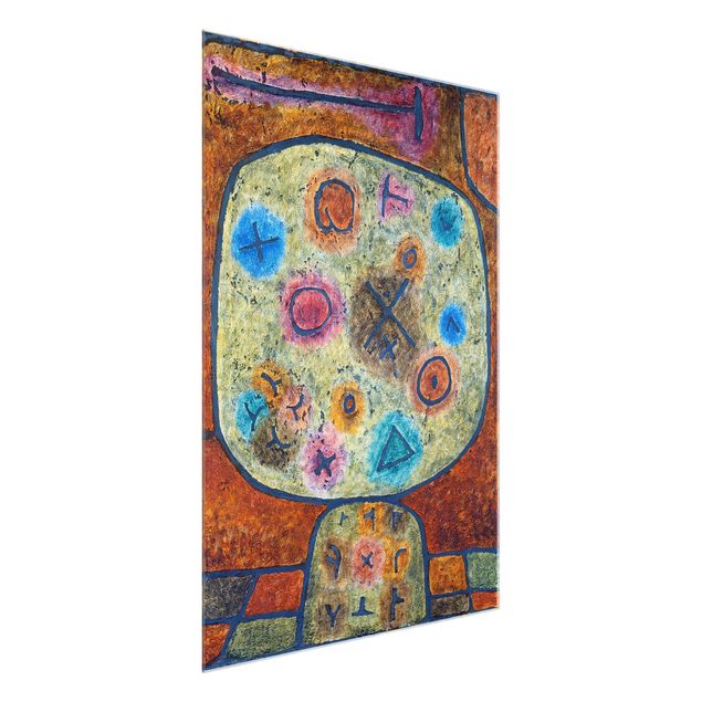 Cuadros de cristal abstractos Paul Klee - Flowers in Stone