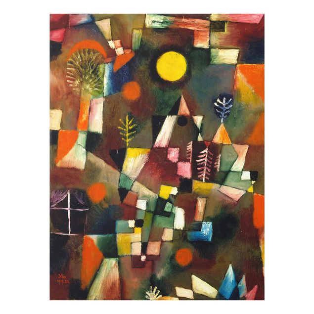Láminas de cuadros famosos Paul Klee - The Full Moon