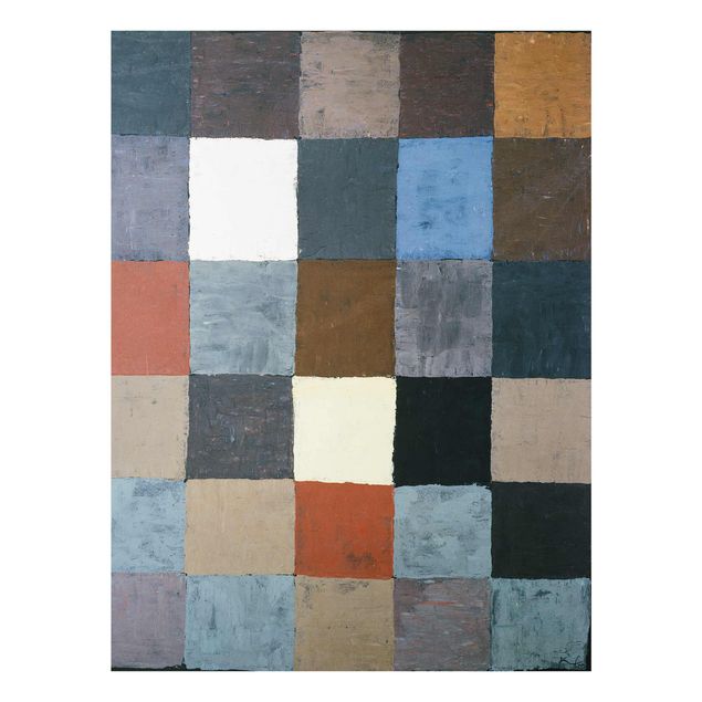 Reproducciónes de cuadros Paul Klee - Color Chart (on Gray)