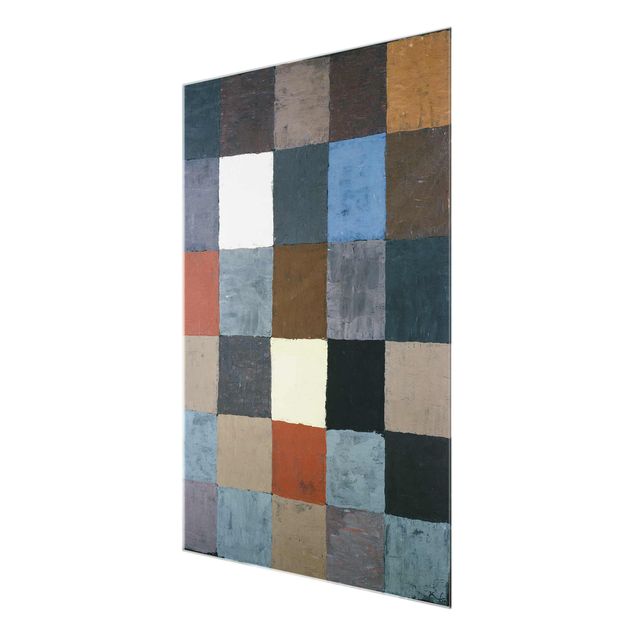 Cuadros de patrones Paul Klee - Color Chart (on Gray)