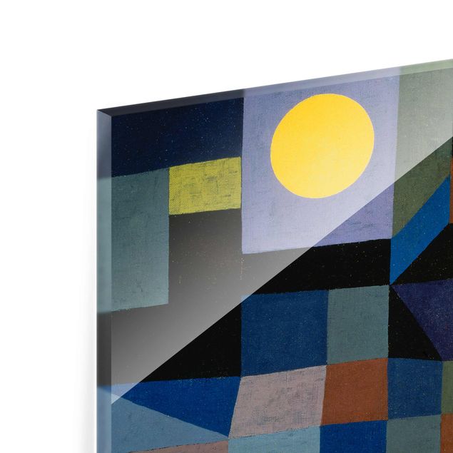 Cuadros en tonos azules Paul Klee - Fire At Full Moon