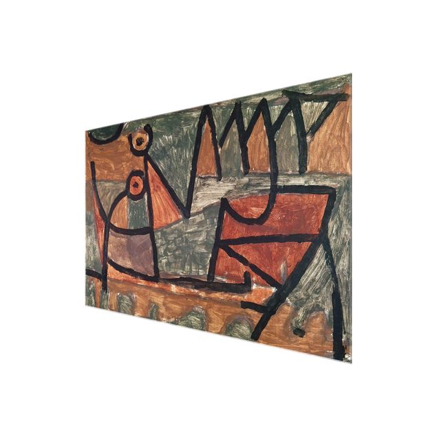 Cuadros abstractos modernos Paul Klee - Sinister Boat Trip