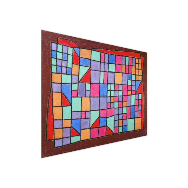 Cuadros de cristal abstractos Paul Klee - Glass Facade