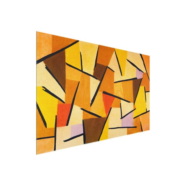 Cuadros de cristal abstractos Paul Klee - Harmonized Fight