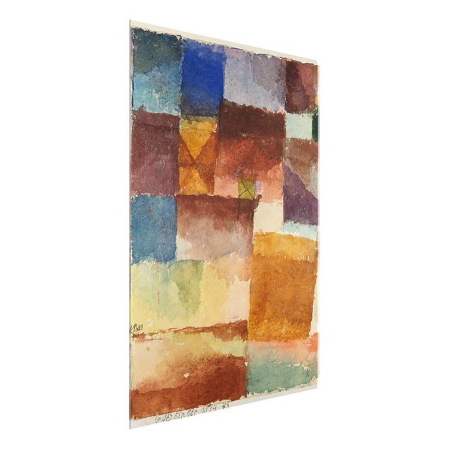 Cuadros de cristal abstractos Paul Klee - In the Wasteland