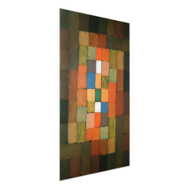 Cuadros de cristal abstractos Paul Klee - Static-Dynamic Increase