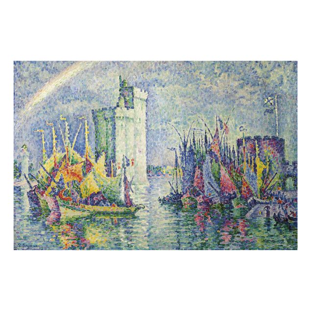 Estilos artísticos Paul Signac - Rainbow at the Port of La Rochelle