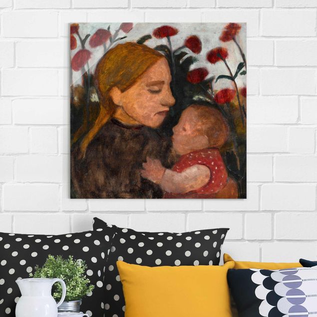 Cuadros Expresionismo Paula Modersohn-Becker - Girl with Child
