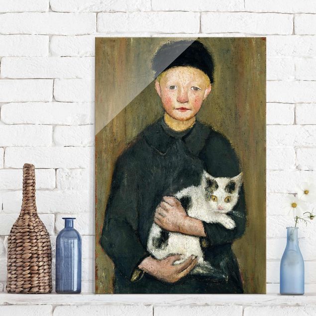Cuadros Expresionismo Paula Modersohn-Becker - Boy with Cat