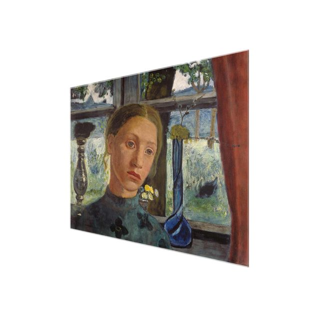 Cuadro retratos Paula Modersohn-Becker - Girl'S Head In Front Of A Window