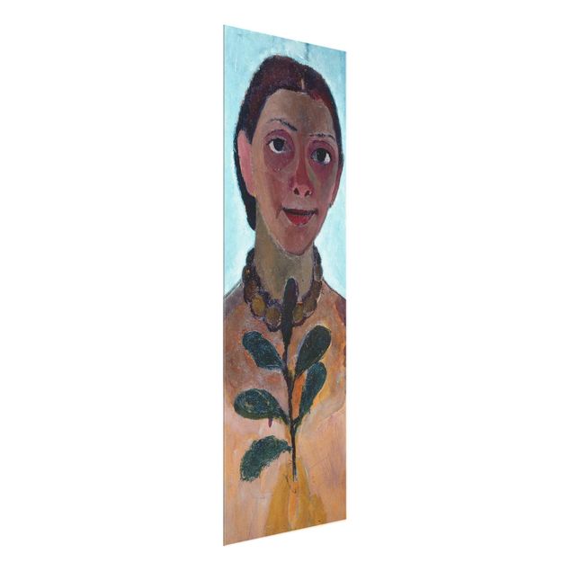 Estilos artísticos Paula Modersohn-Becker - Self-Portrait With Camellia Twig