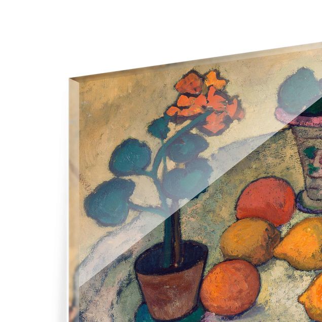 Cuadros de bodegones modernos Paula Modersohn-Becker - Still Life With Oranges And Stoneware Dog