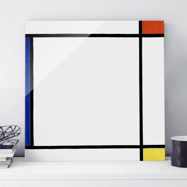 Decoración en la cocina Piet Mondrian - Composition III with Red, Yellow and Blue