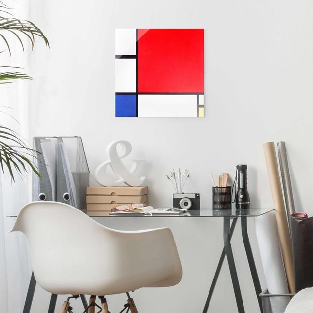 Reproducciones de cuadros Piet Mondrian - Composition With Red Blue Yellow