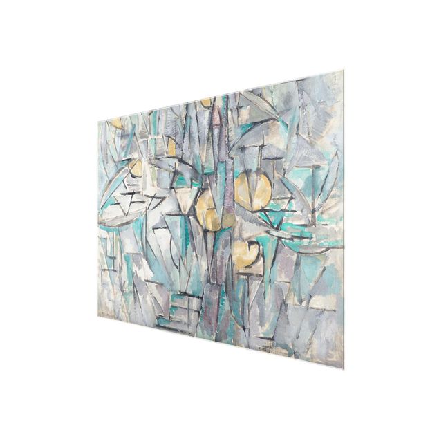 Láminas de cuadros famosos Piet Mondrian - Composition X