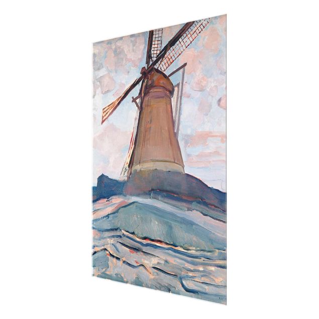 Cuadros famosos Piet Mondrian - Windmill