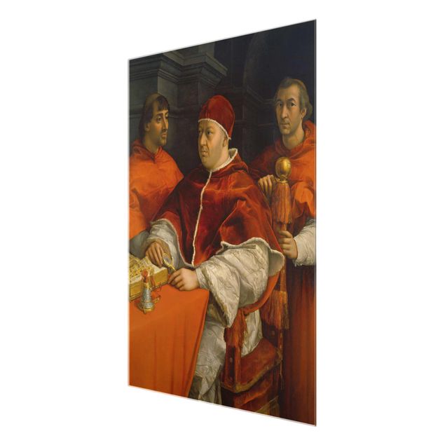 Cuadros de retratos Raffael - Portrait of Pope Leo X