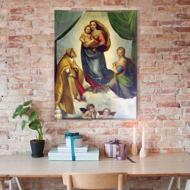 Decoración en la cocina Raffael - The Sistine Madonna