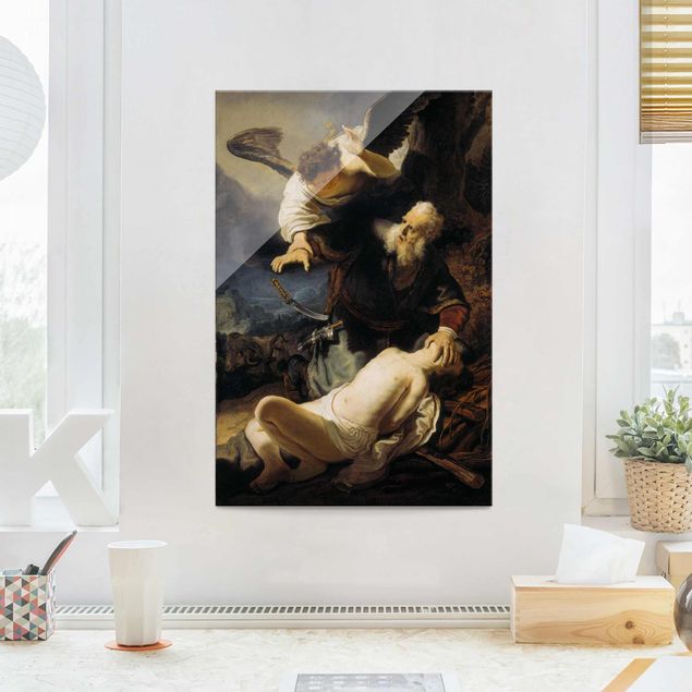 Decoración en la cocina Rembrandt van Rijn - The Angel prevents the Sacrifice of Isaac