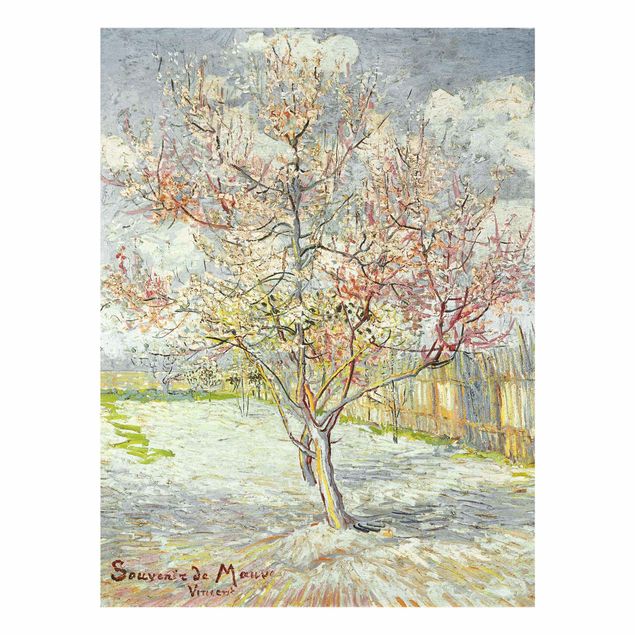 Reproducciones de cuadros Vincent van Gogh - Flowering Peach Trees