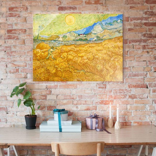 Cuadros Impresionismo Vincent Van Gogh - The Harvest, The Grain Field
