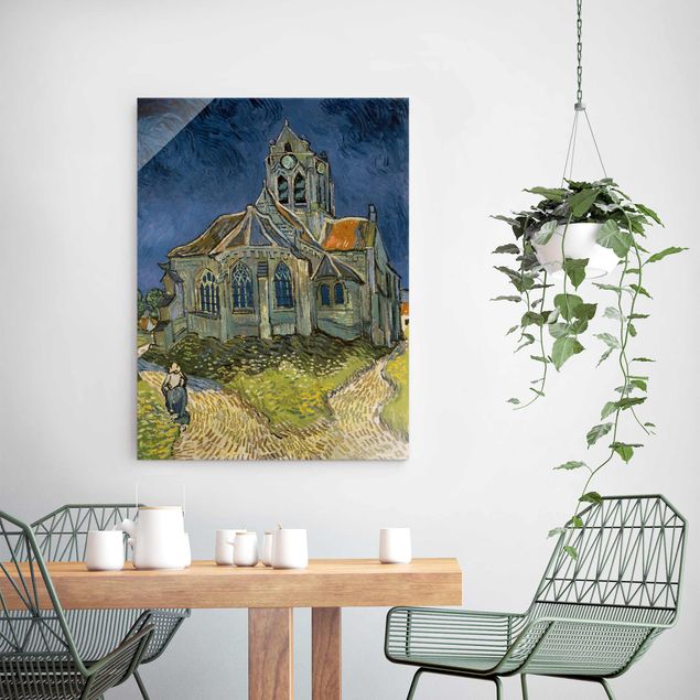 Cuadros puntillismo Vincent van Gogh - The Church at Auvers