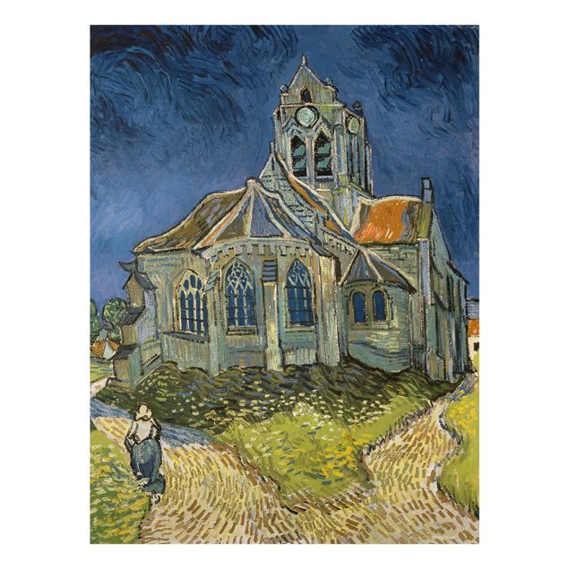 Cuadros famosos Vincent van Gogh - The Church at Auvers