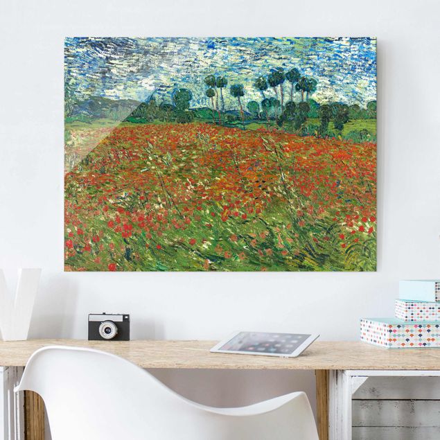 Cuadros de amapolas Vincent Van Gogh - Poppy Field