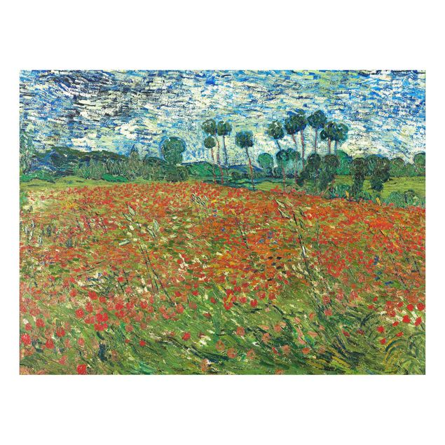 Cuadros puntillismo Vincent Van Gogh - Poppy Field