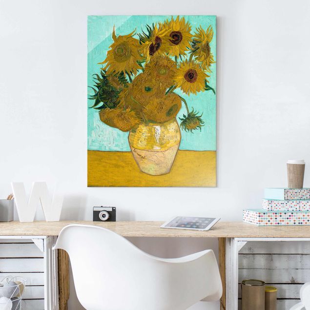 Decoración de cocinas Vincent van Gogh - Sunflowers
