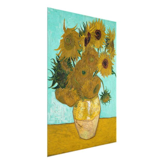 Cuadros puntillismo Vincent van Gogh - Sunflowers