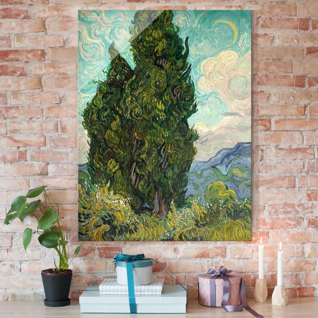 Cuadro del Impresionismo Vincent van Gogh - Cypresses