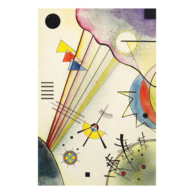 Cuadros de cristal abstractos Wassily Kandinsky - Significant Connection