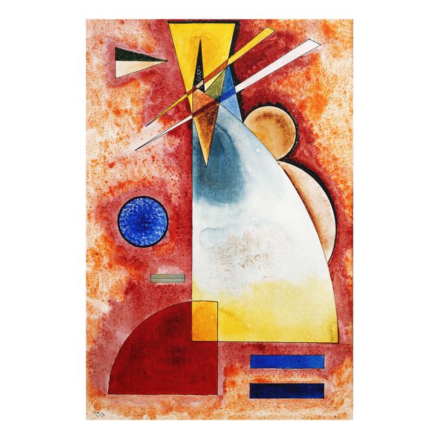 Cuadros de cristal abstractos Wassily Kandinsky - In One Another