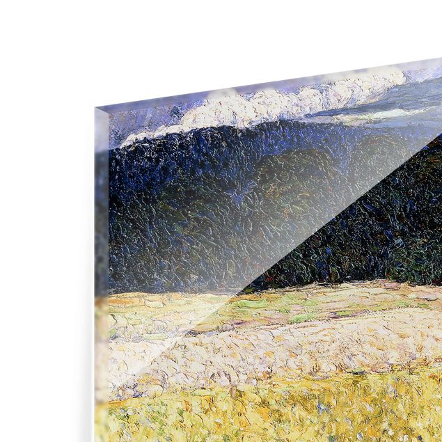 Cuadros de cristal abstractos Wassily Kandinsky - Kallmünz - Thunderstorm (The Stagecoach)