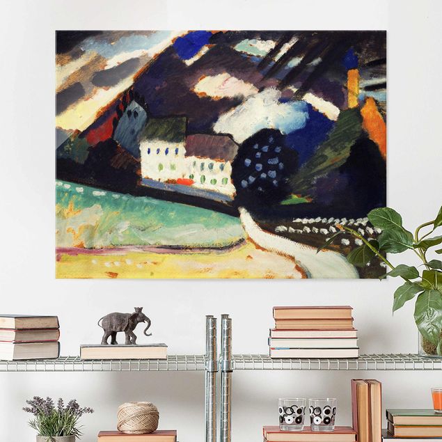 Cuadros de Expresionismo Wassily Kandinsky - Murnau, Castle And Church Ii