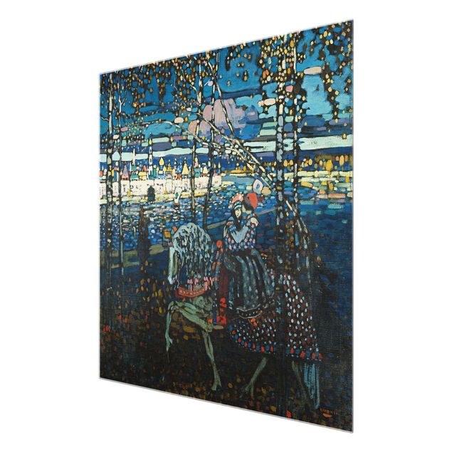 Láminas de cuadros famosos Wassily Kandinsky - Riding Paar