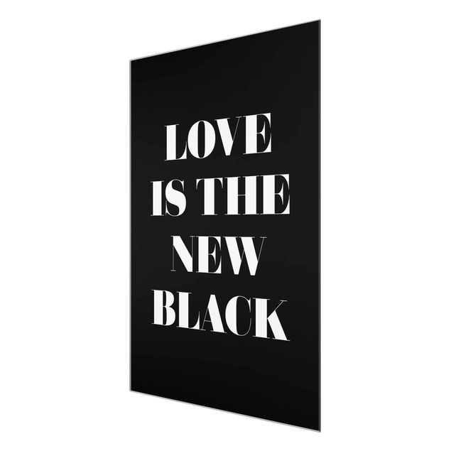 Cuadros a blanco y negro Love Is The New Black