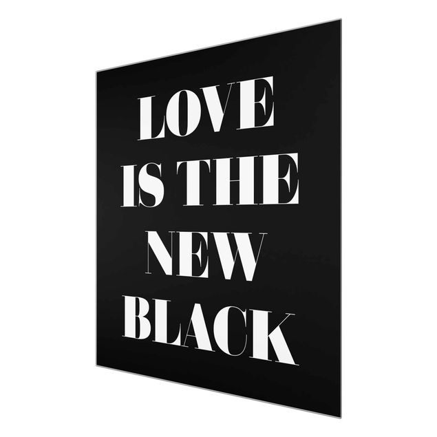 Cuadros a blanco y negro Love Is The New Black