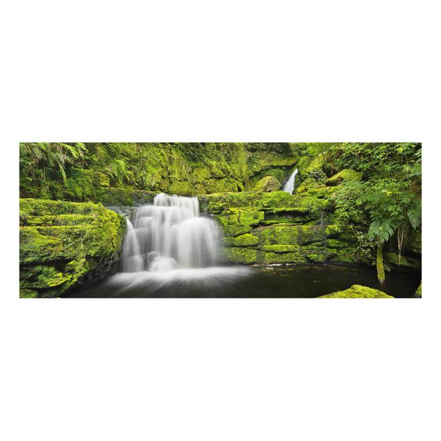 Cuadros paisajes naturaleza Lower Mclean Falls In New Zealand