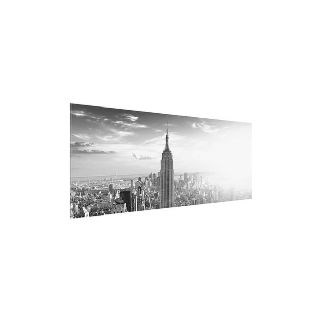 Cuadros de cristal arquitectura y skyline Manhattan Skyline