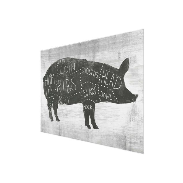 Tableros magnéticos de vidrio Butcher Board - Pig