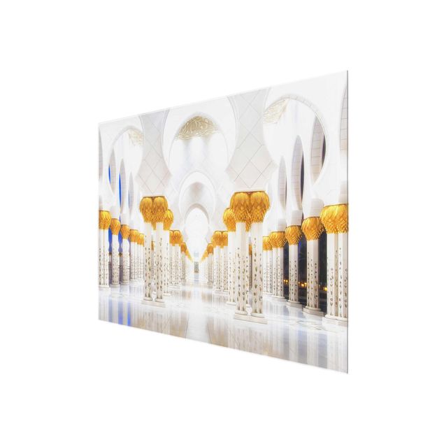 Tableros magnéticos de vidrio Mosque In Gold