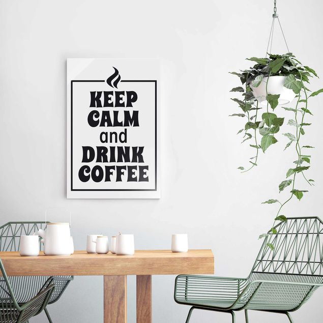 Cuadro cafeteria Keep Calm And Drink Coffee