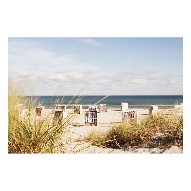 Cuadros con mar Baltic Sea And Beach Baskets